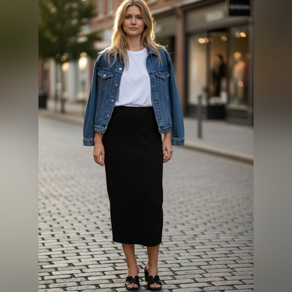 STEVE MADDEN BLACK  VEGAN LEATHER WEDGE SHOES, SIZE 9.5 EUC - Picture 3 of 10